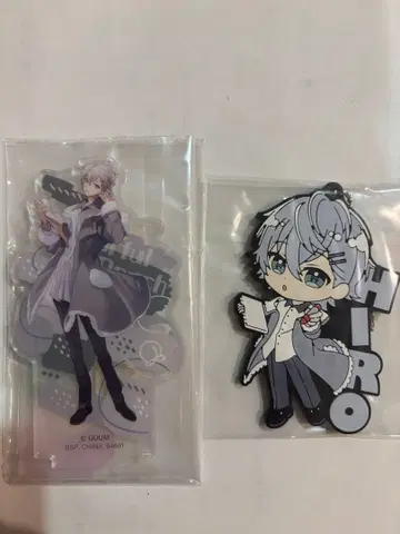 컬러풀 피치 제일복권 히로 아크릴 펜 스탠드 러버 참 세트