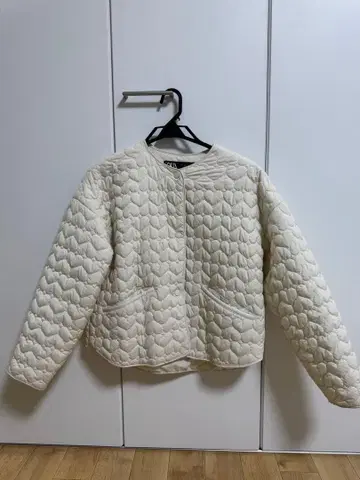 하트 퀼팅 자켓