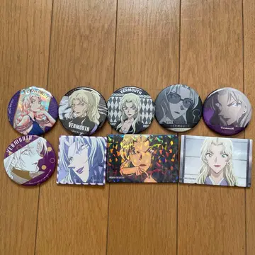 명탐정 코난 베르무트 캔뱃지 9개 세트