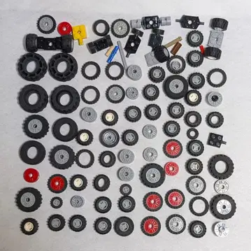 정품 레고 타이어 여러 개 일괄