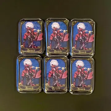 제5인격 스퀘어 캔뱃지 고성 시리즈 납관사 6개 세트