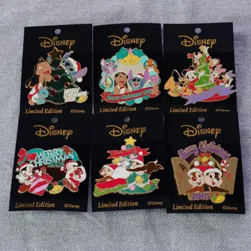 Disney 한정판 2005 크리스마스 핑 6개 세트