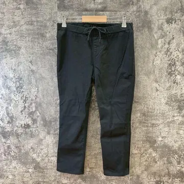 HusHusH(해쉬애쉬) 캐주얼 크롭 팬츠 블랙(3)