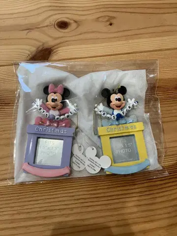 미키 미니 크리스마스 사진 프레임 세트