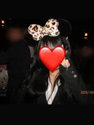 Disney 디즈니 레오파드 무늬 머리띠 미니