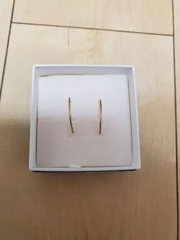 골드 후프 귀걸이 약 3cm