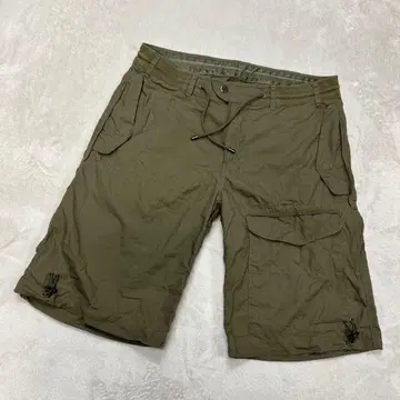 새상품급 RLX 카고 숏팬츠 올리브색