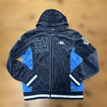 Kappa 후드 부착 후드티 XX LARGE 블랙