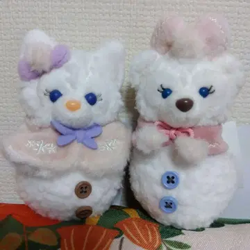 셰리메이와 리나벨의 눈사람 봉제인형 참