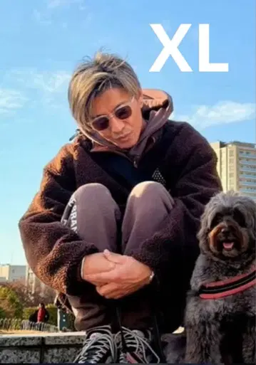 XL 사이즈 초레어 love ear art 리버서블 보아 자켓