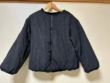 퀼팅 리버서블 2way 블루종