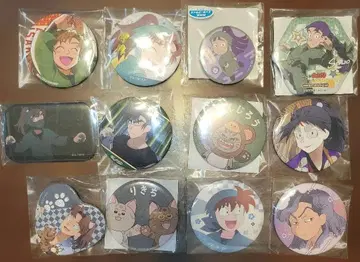 닌타마 란타로 캔 배지 모음