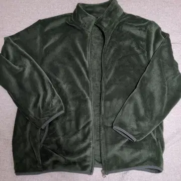 다크 그린 플리스 자켓 LL