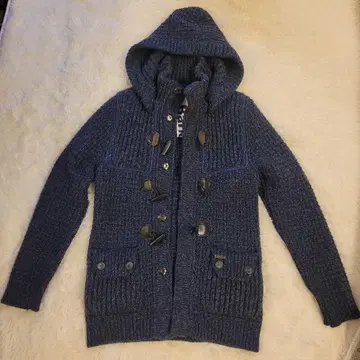 Bark 니트 더플 코트