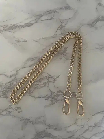골드 숄더 스트랩 스트랩 숄더 체인 가방