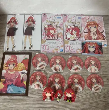 5등분의 신부 나카노 이츠키 캔뱃지 묶음 판매