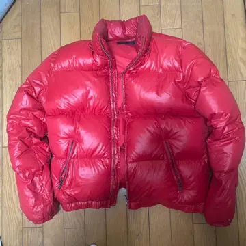 TOMMY HILFIGER 레드 다운 자켓 M