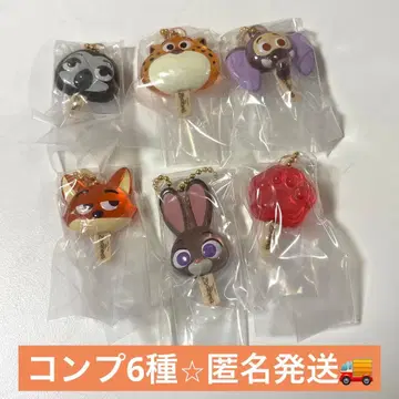 주토피아 아이스캔디 참 전 6종 닉 주디 피닉