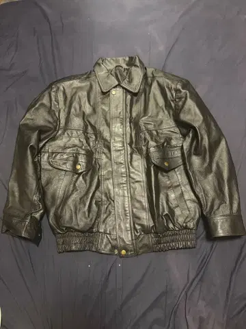 Vivre club 가죽 자켓 블랙