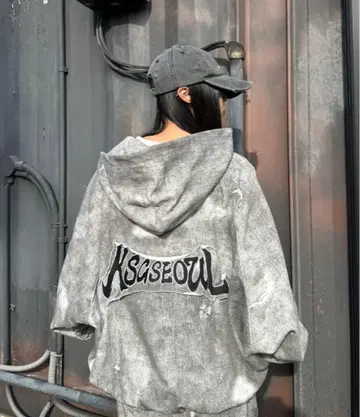 KsG 돌먼 로고 지퍼 후디