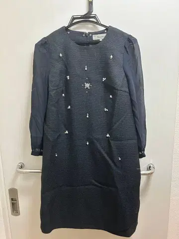 Rirandture 네이비 비쥬 원피스 사이즈 2