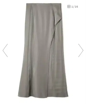 랩 디자인 머메이드 스커트