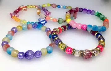컬러풀 비즈 팔찌 5세트