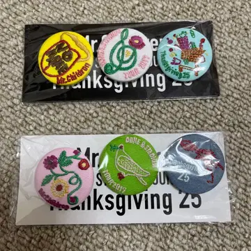 Mr.Children 자수 배지 세트