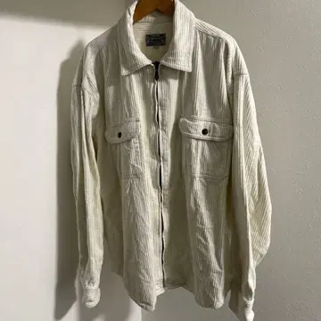 코듀로이 자켓 화이트