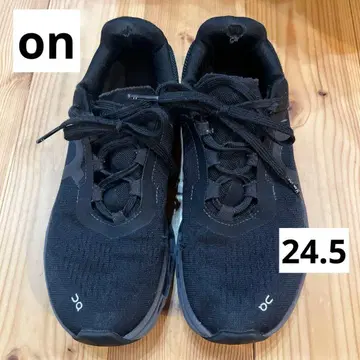 on 스니커즈 여성용 24.5 블랙 블랙