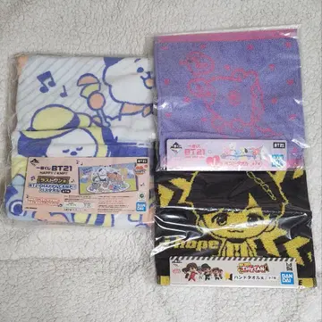 BTS BT21 J-HOPE 호석 타월 3장 세트