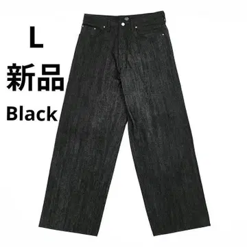 TSY ORIGINAL WIDE STRAIGHT DENIM BLACK