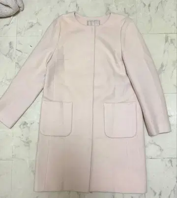 새상품급 Apuweiser-riche 코트 핑크 베이지