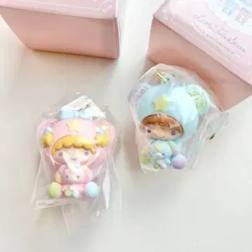 2종 시크릿 키링 리틀트윈스타 별하늘의 엔젤 디자인