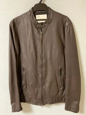 Cloaklet 브라운 가죽 자켓 M 사이즈