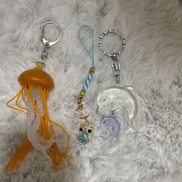 바다 생물 스트랩 세트