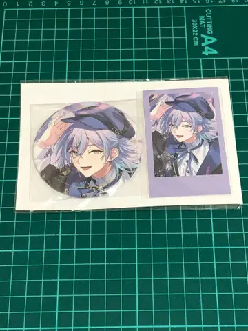 니지산지 호시미치 쇼 생일 캔뱃지 폴라로이드풍 카드