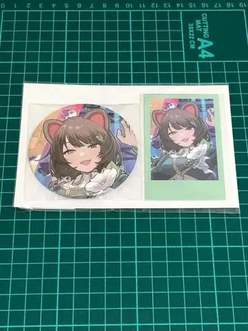 니지산지 이누이 토코 생일 캔뱃지 폴라로이드풍 카드