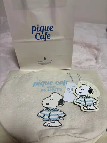 젤라또피케 카페 캔버스 미니 토트백 스누피 PEANUTS 완판템