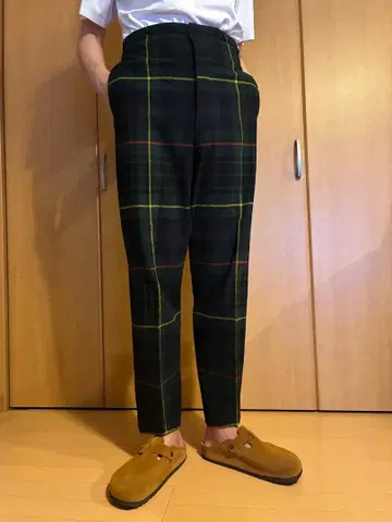 50-60s 빈티지 스코틀랜드군 세레모니 팬츠 퍼레이드 팬츠