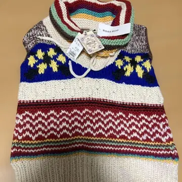 ROSE BUD 멀티 컬러 니트 스웨터