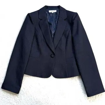 [ 미사용급 ] 리팬네 도쿄 소와르 트위드 자켓 다크 네이비 11호