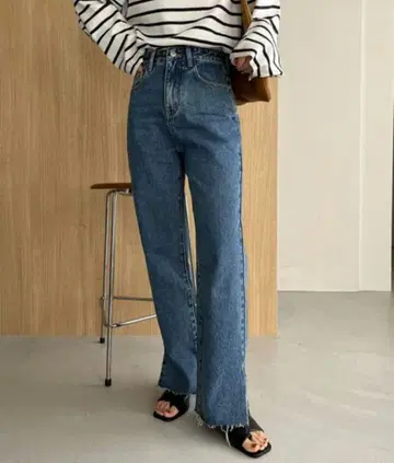 카프리슈 마쥬 슬릿 데님 36