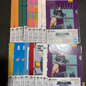 제일복권 ONEPIECE 원피스 클리어 파일 & 스티커 세트 17개