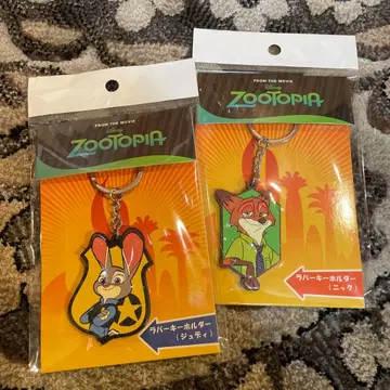 주토피아 러버 키링 세트