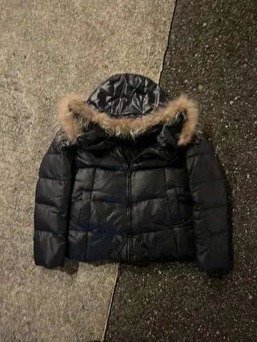 archive 다운 자켓 y2k 시크 스타일 쇼트 기장 광택 opium