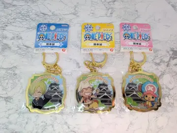 [ 새상품 ] 구마모토 한정판 원피스 키링 3종 초파 우솝 상디