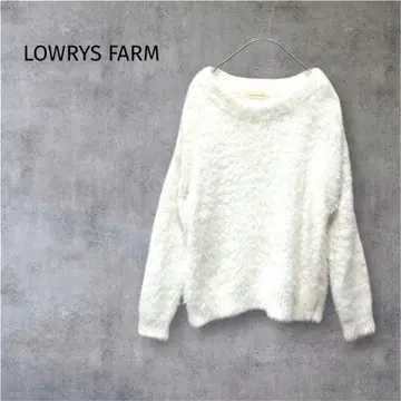 로리즈팜 포근포근 샤기 니트 아이보리 M 가을/겨울 트렌드