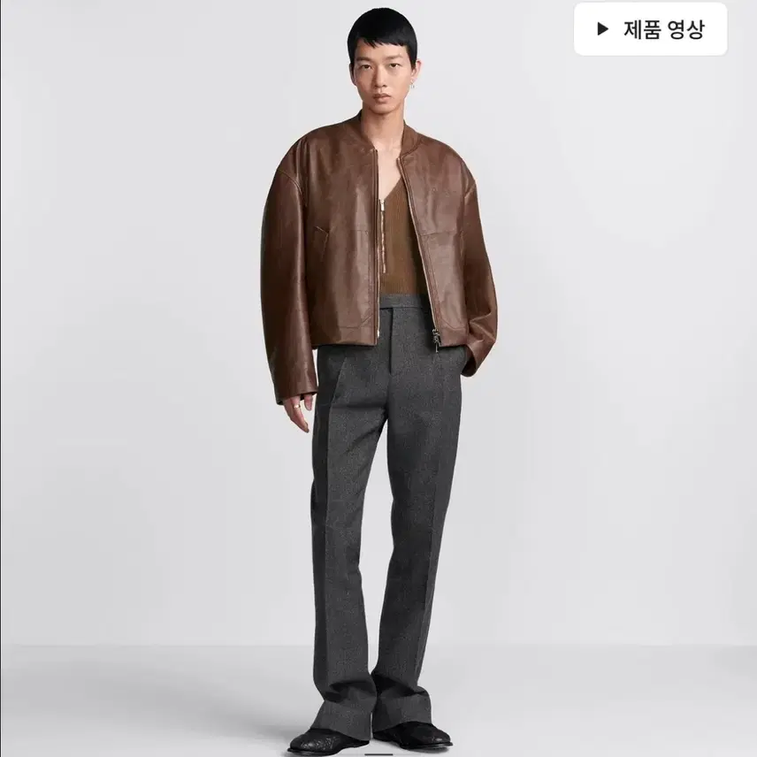 디올 2024fw 킴존스 컬렉션 송아지가죽 봄버자켓 48 사진 5