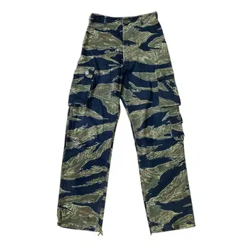 60s 타이거 스트라이프 카고 팬츠 베트남 오리지널 빈티지